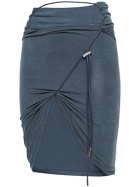 JACQUEMUS - Le Jupe Espelho Court Cupro Mini Skirt