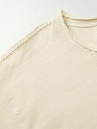 Les Tien - Cotton-Jersey T-Shirt - Neutrals