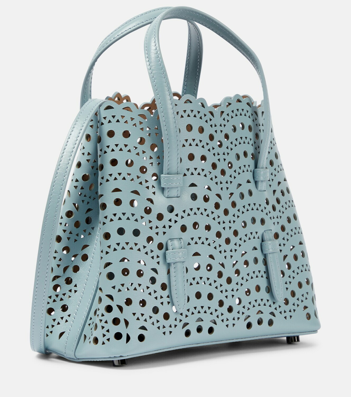 Alaïa Mina 20 Vienne Wave leather shoulder bag ALAÏA Alaïa Mina 20 Vienne Wave leather shoulder bag ALAÏA