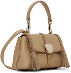 Chloé Taupe Penelope Mini Soft Bag