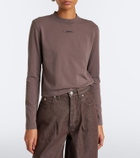 Jacquemus Gros Grain cotton-blend jersey T-shirt