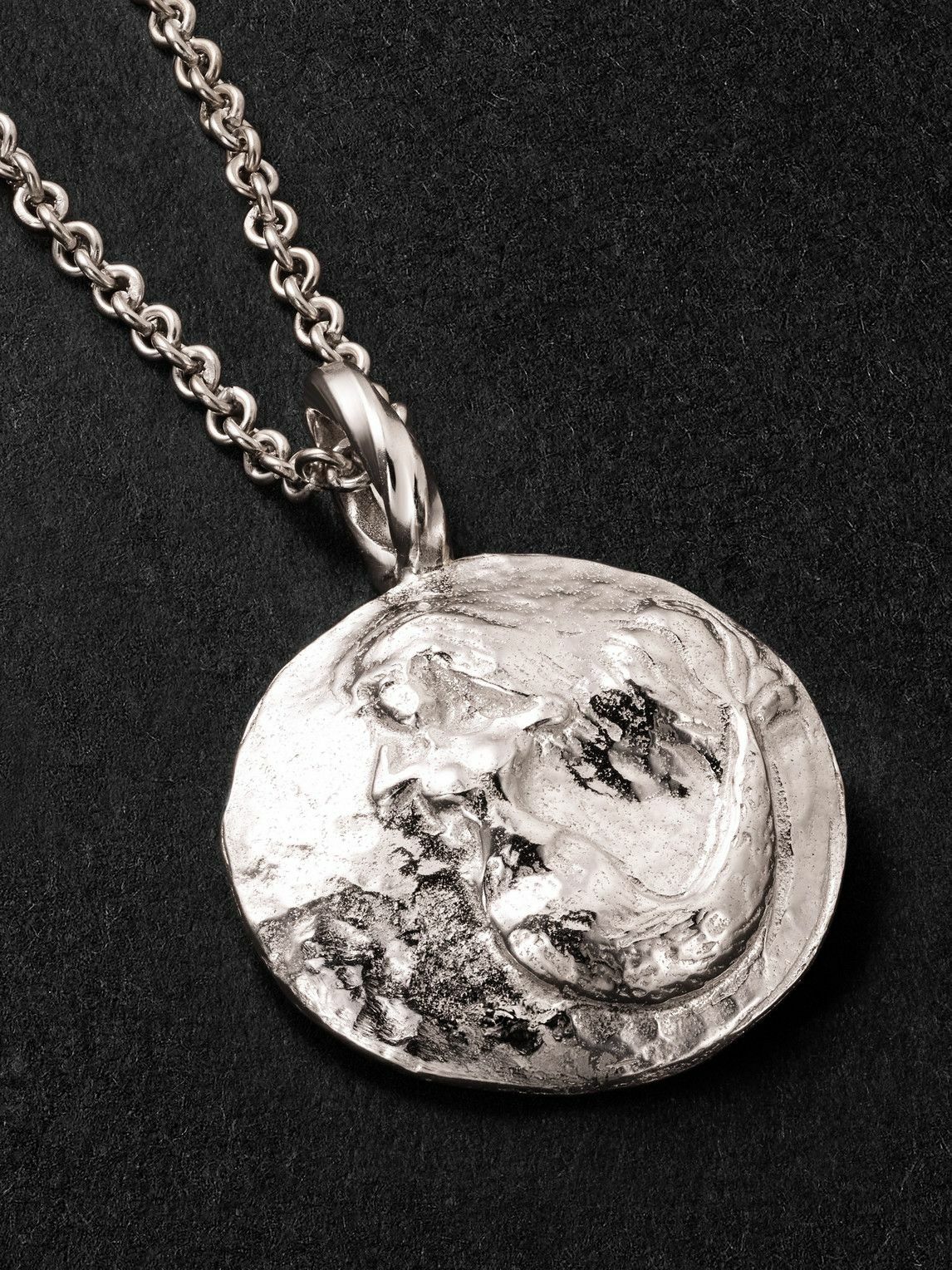Elhanati - Star Sign Virgo White Gold Pendant Necklace