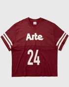 Arte Antwerp American T'shirt Mesh Fleece Red - Mens - Shortsleeves