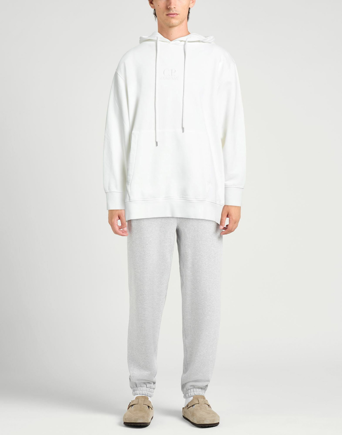 C. p. Company Mens Sweatshirt in White