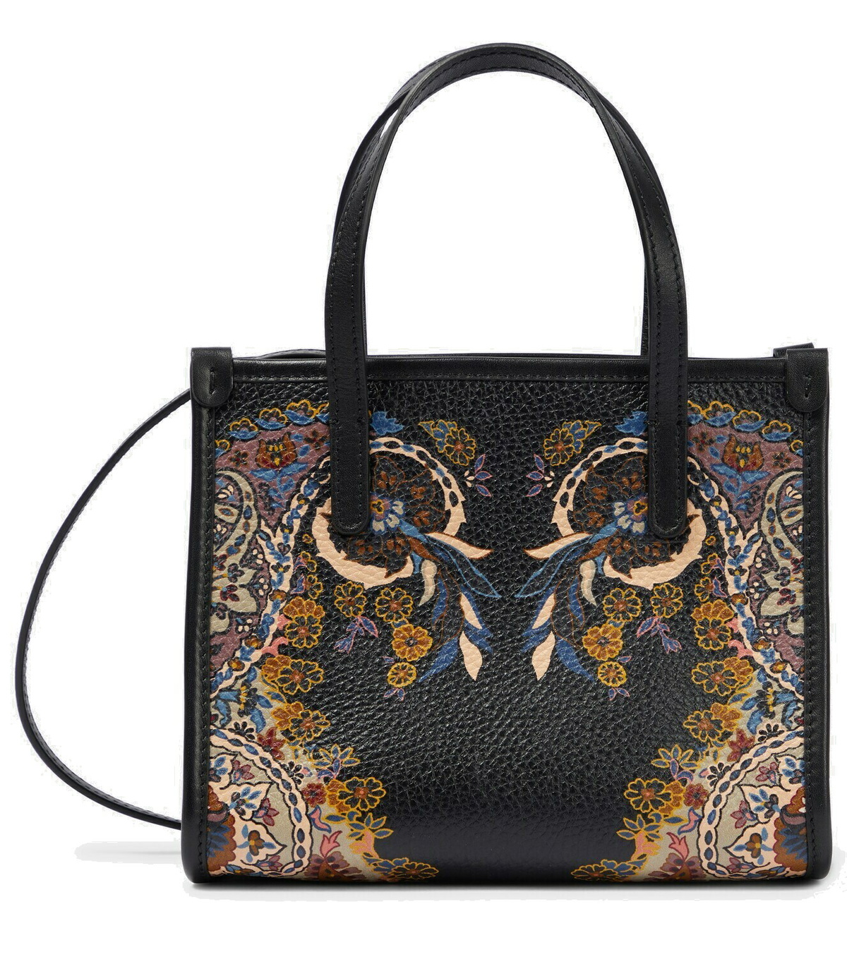 Etro - Printed Leather Tote Bag Etro