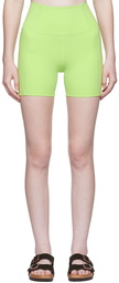 Girlfriend Collective Green High-Rise Run Shorts