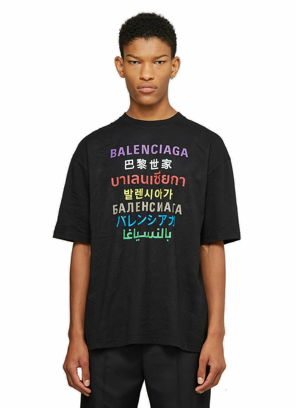 Photo: Multilanguages T-Shirt in Black