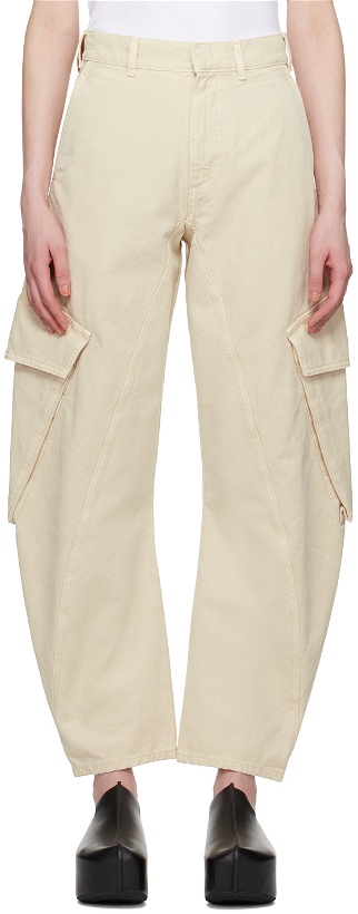 Photo: JW Anderson Beige Twisted Trousers