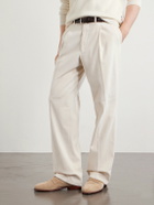 MORJAS - Suede Penny Loafers - Neutrals