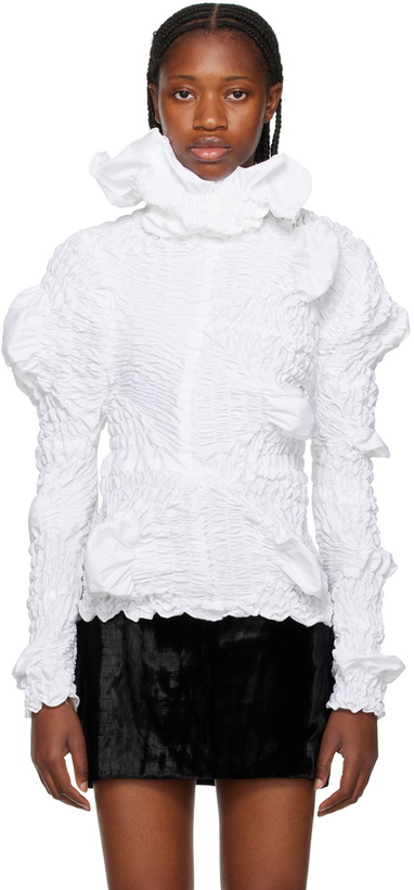 Photo: Feben White Classic Twist Blouse
