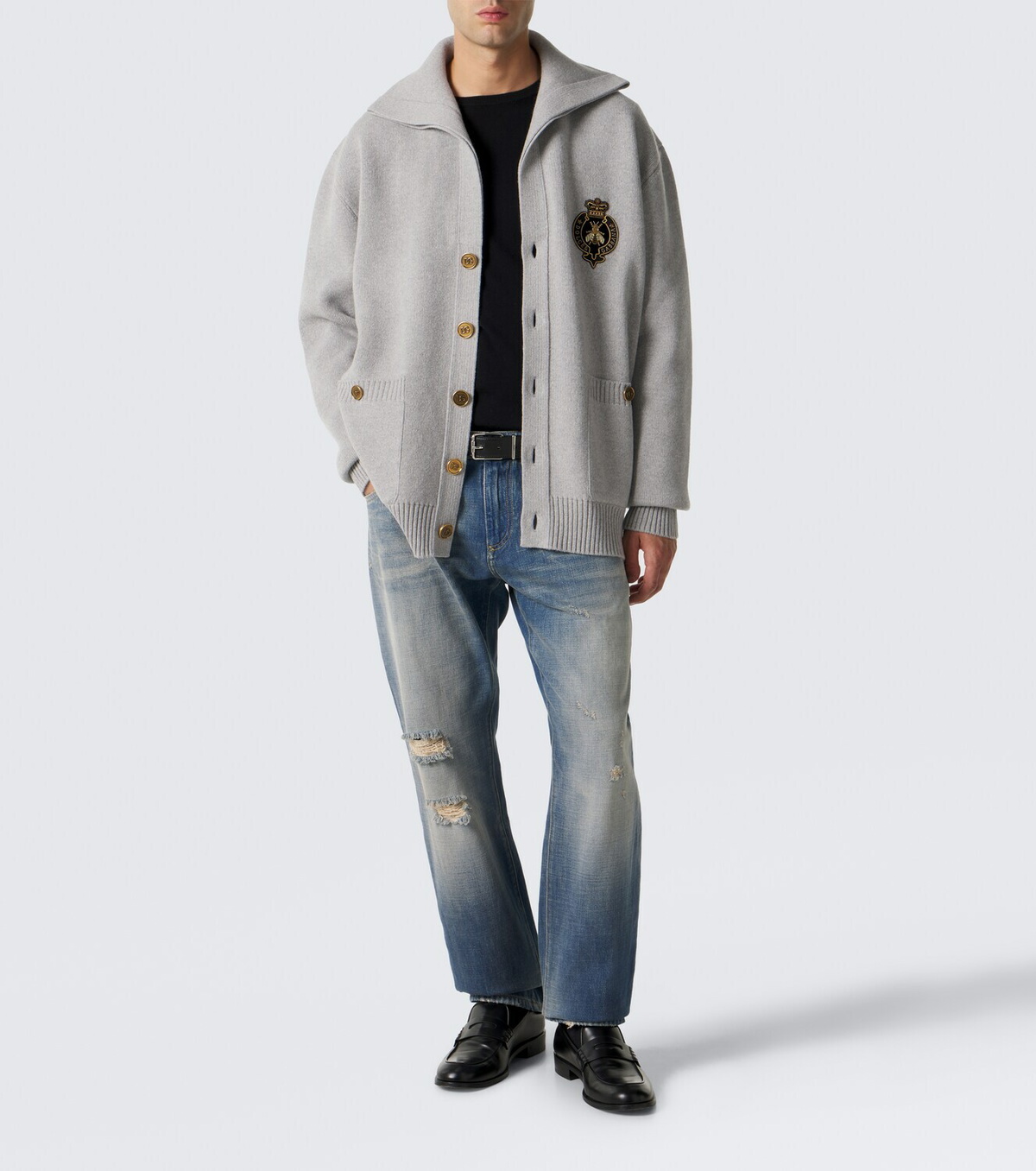 Dolce&Gabbana Logo virgin wool cardigan