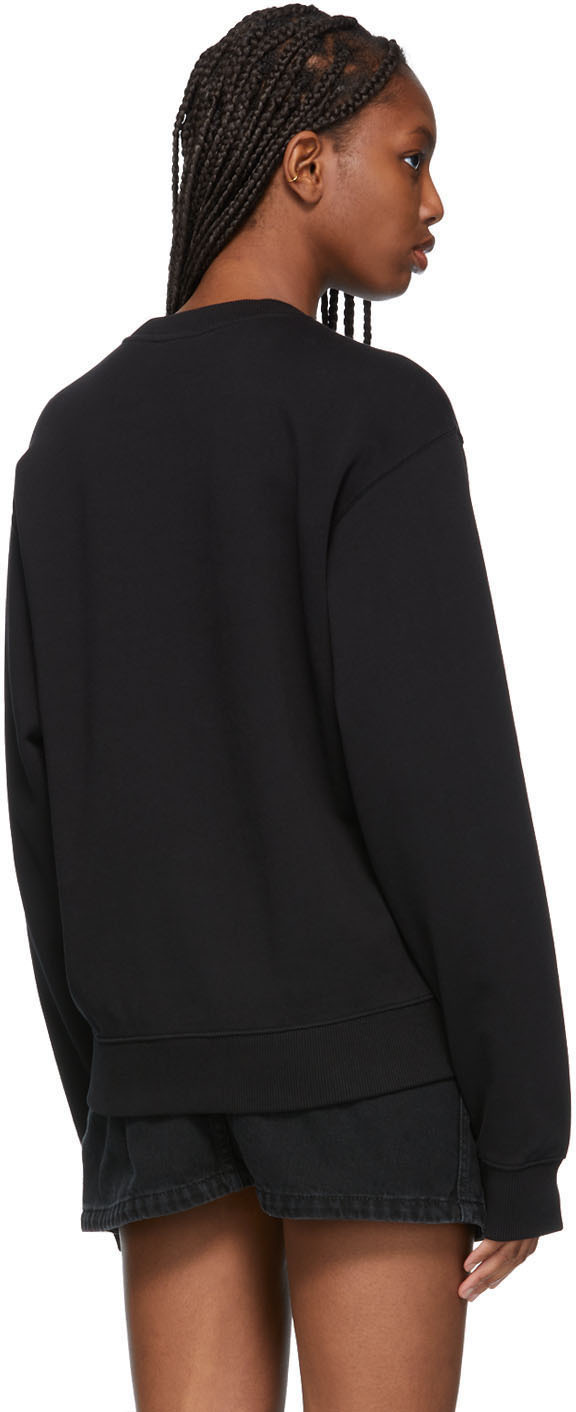 Ganni isoli best sale sweatshirt black