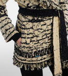 Alanui Ocean Whispers fringed wool-blend cardigan