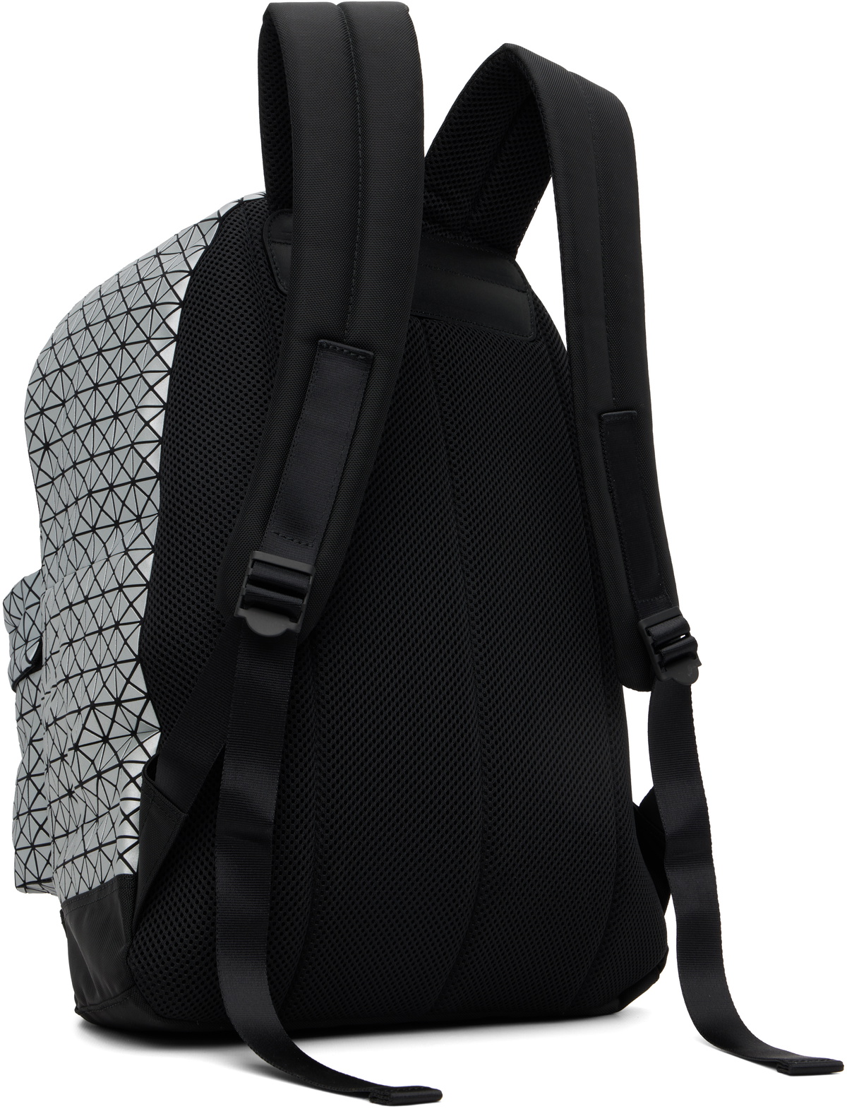 BAO BAO ISSEY MIYAKE Gray Daypack Reflector Backpack