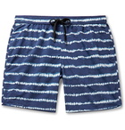 Onia - Charles Short-Length Tie-Dye Swim Shorts - Blue