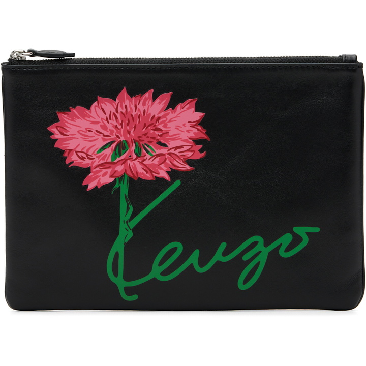 Photo: Kenzo Black Kenzo Paris 'KENZO Tulip' Pouch