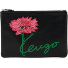 Kenzo Black Kenzo Paris 'KENZO Tulip' Pouch