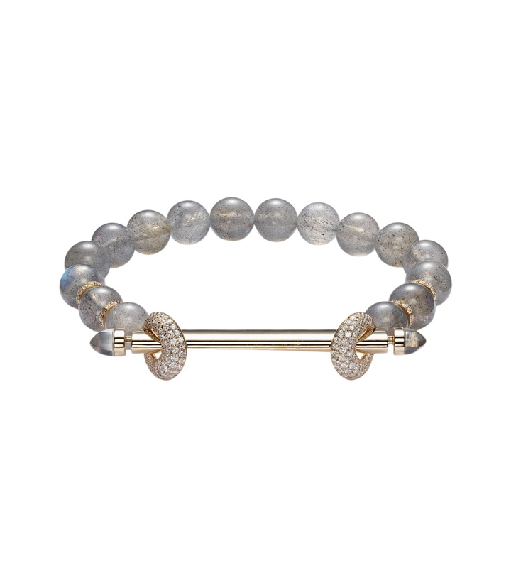 Photo: Ananya Chakra 18kt gold bracelet with diamonds and gemstones