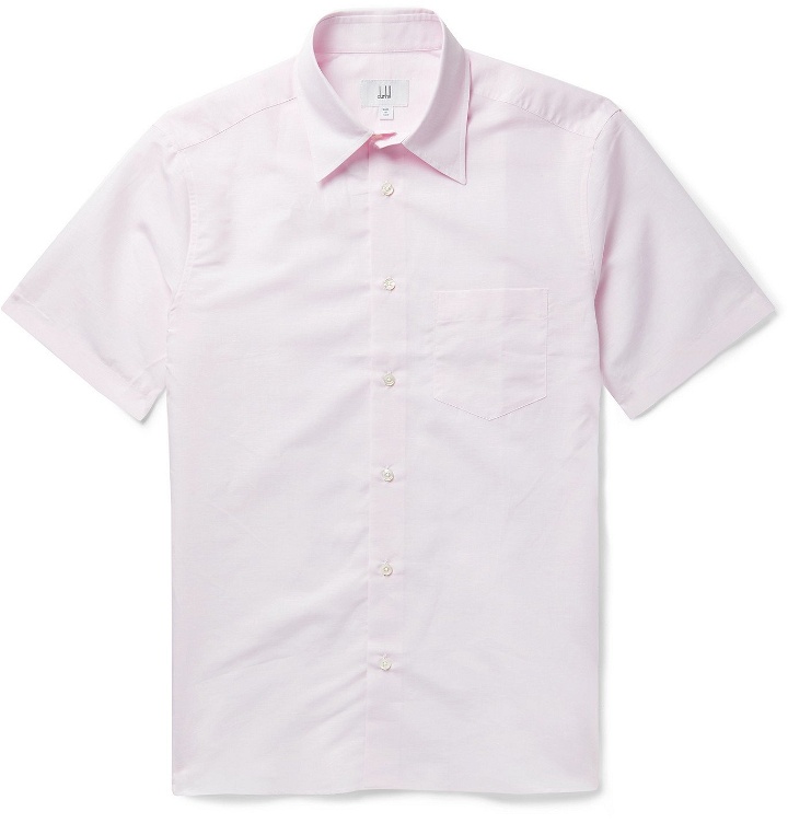Photo: Dunhill - Cotton and Linen-Blend Shirt - Pink