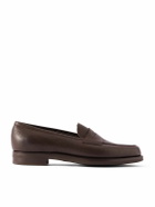 Edward Green - Pimlico Full-Grain Leather Penny Loafers - Brown