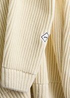 Percival Auxiliary Ribbed Cotton Jumper Cream