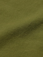 Massimo Alba - Genova Brushed Cotton-Corduroy Shirt - Green