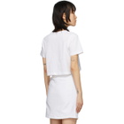 Champion Reverse Weave White Cropped Logo T-Shirt