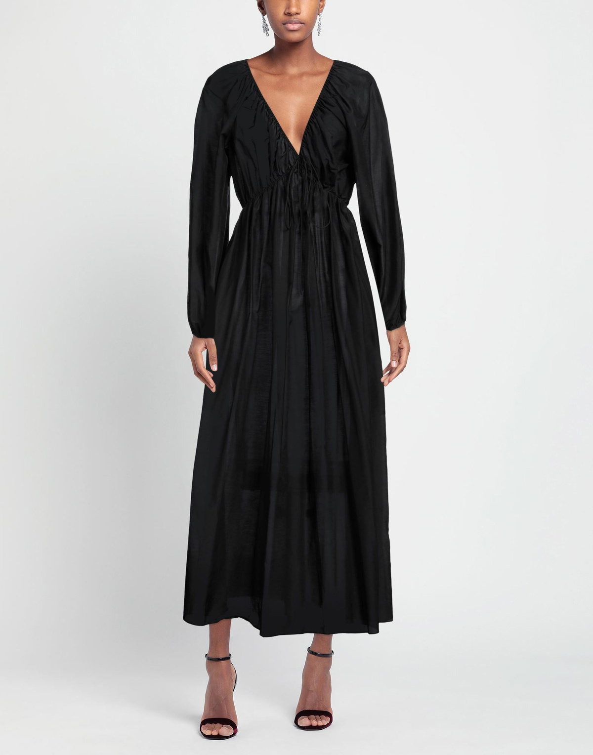 Matteau Womens Maxi dress in Black