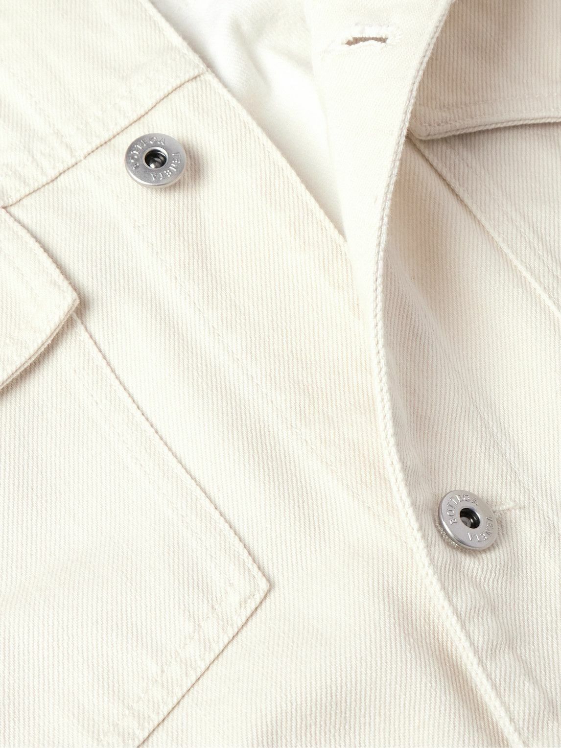 Bottega Veneta - Stone-Washed Denim Jacket - Neutrals