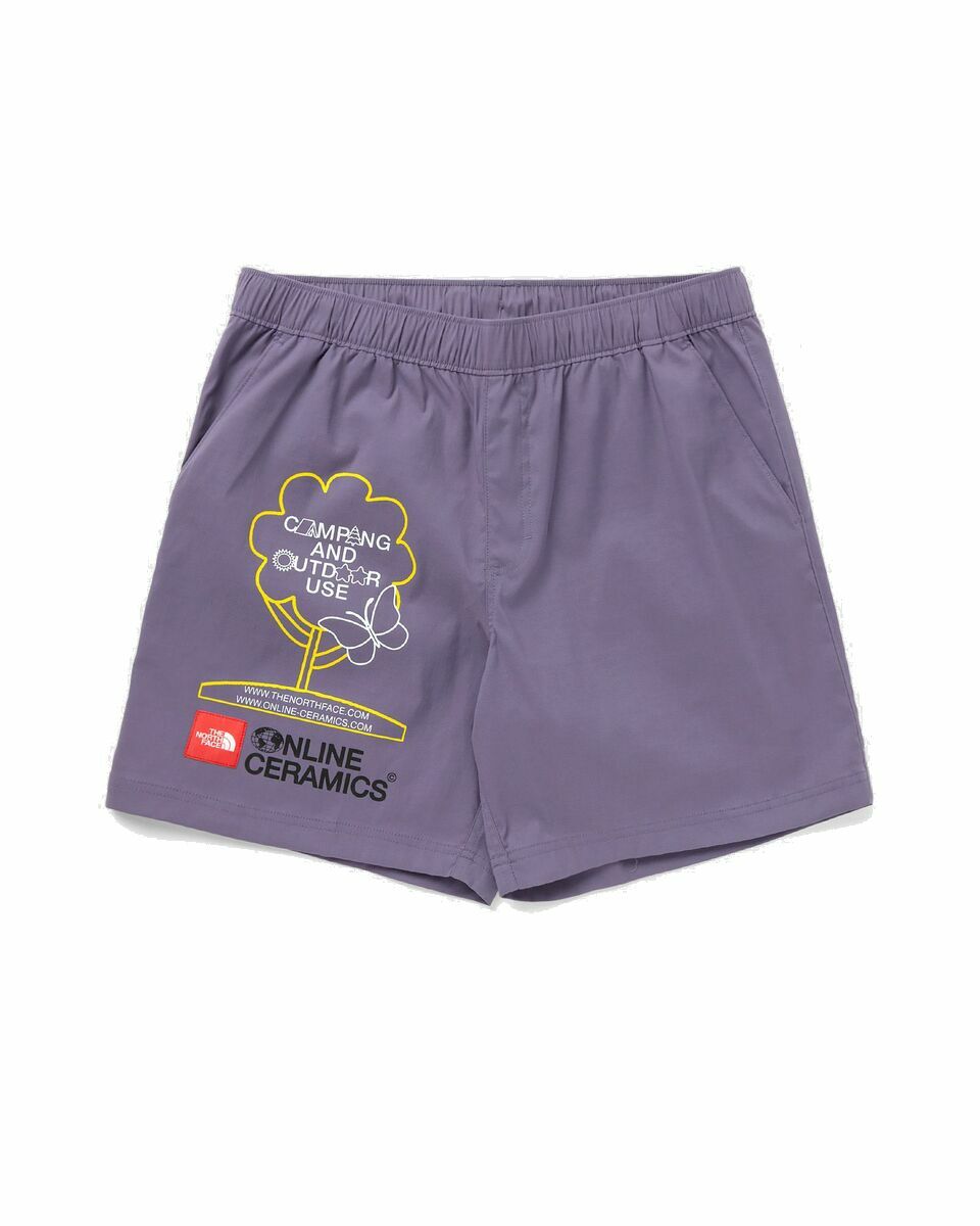 Photo: The North Face Tnf X Online Ceramics Class V Pull On Short Purple - Mens - Casual Shorts