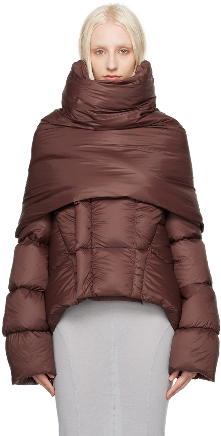 【関税込み】Rick Owens ブラウン Porterville Cowl ショール brown-porterville-cowl-scarf.jpg
