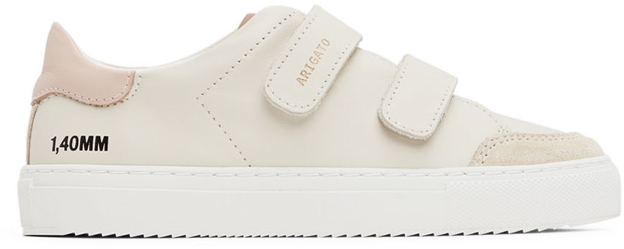 Axel Arigato Kids Beige & Pink Clean 90 Sneakers