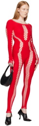 Sinead Gorey Red Cut Out Jumpsuit