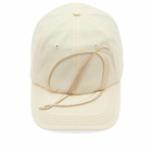 Dime Men's Big Cursive Low Pro Cap in Cream 
