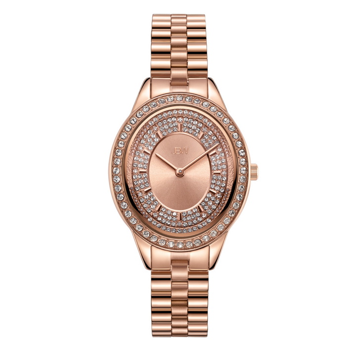 Photo: JBW Bellini Quartz Rose Gold Dial Ladies Watch J6381B