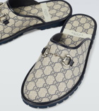 Gucci - GG canvas slippers