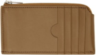 Acne Studios Brown Calfskin Zip Wallet