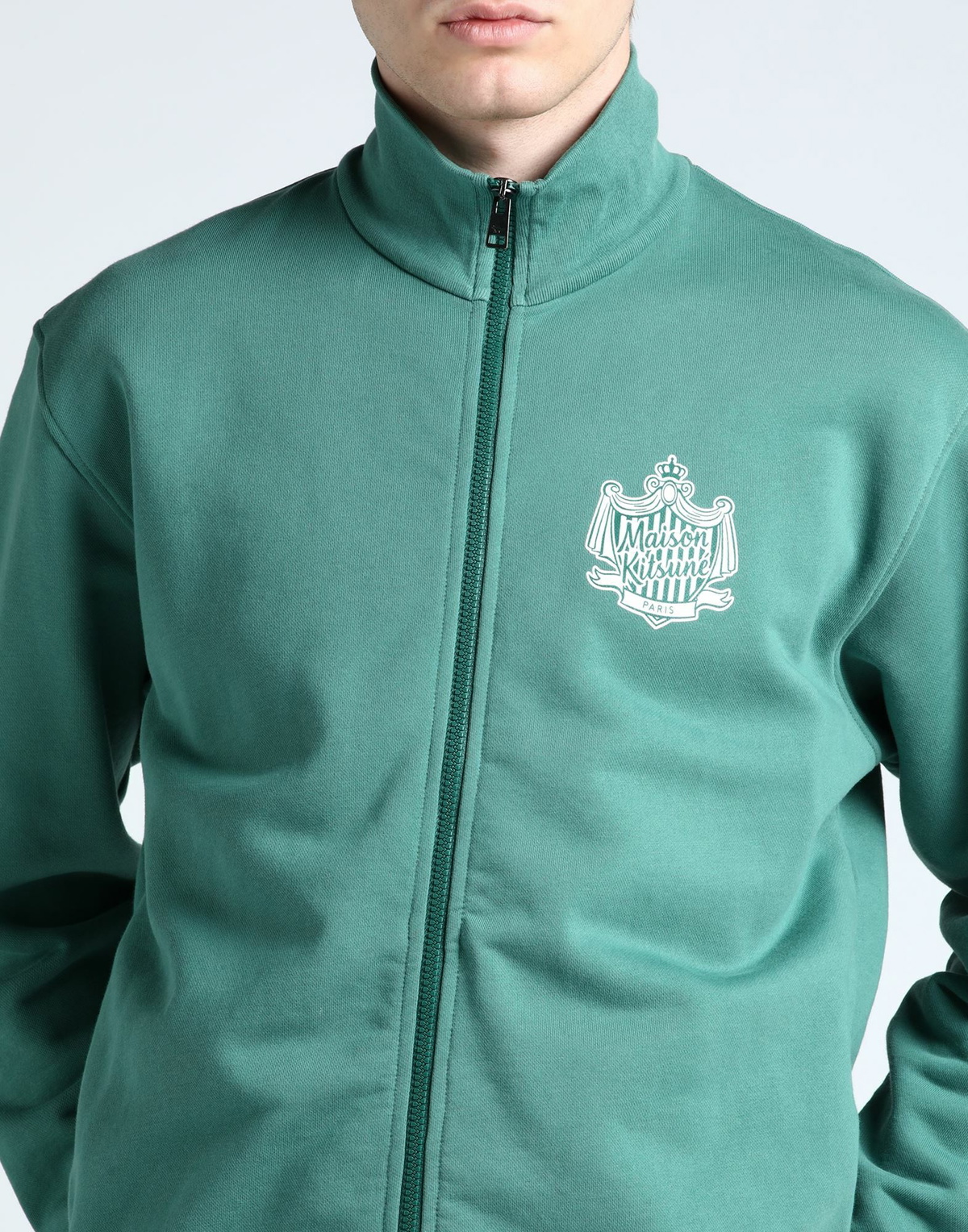 Maison Kitsuné Mens Sweatshirt in Green