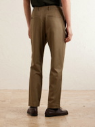Purdey - Straight-Leg Stretch-Lyocell Twill Chinos - Neutrals