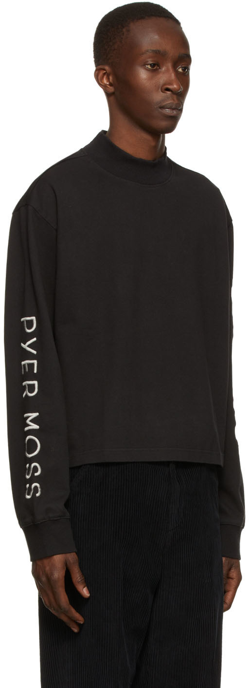 Reebok by Pyer Moss Black Cotton Turtleneck Reebok