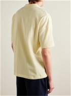 A.P.C. - Antoine Oversized Logo-Embroidered Cotton Polo Shirt - Yellow