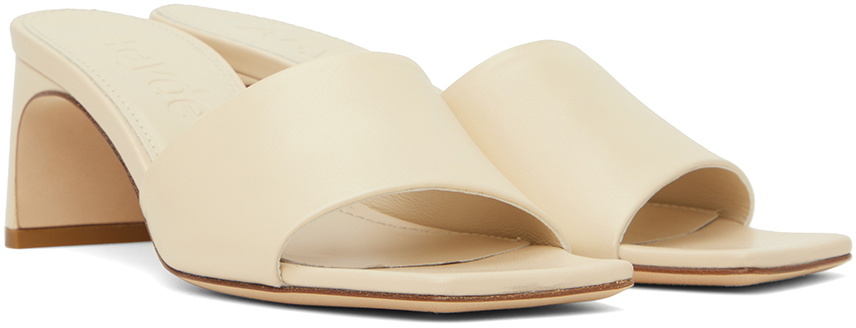 【関税込み】Aeyde オフホワイト Jeanie ヒールサンダル Off-White Jeanie Heeled Sandals by Aeyde on Sale