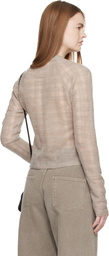 mfpen Beige Raglan LS T-shirt