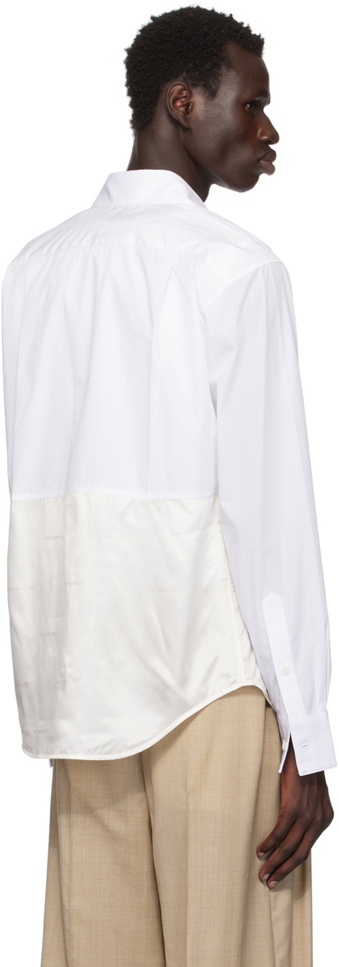 Peter Do White & Off-White Combo Office Shirt
