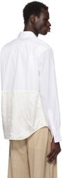 Peter Do White & Off-White Combo Office Shirt