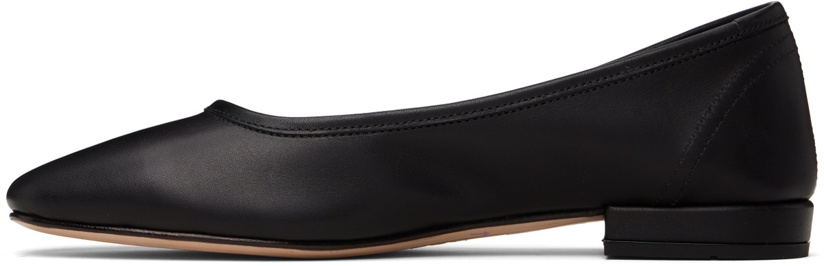 Maryam Nassir Zadeh Black Serafina Ballerina Flats