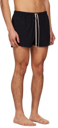 Rick Owens Black Temple Boxer Swim Shorts