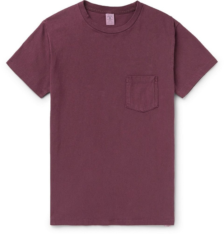 Photo: Velva Sheen - Cotton-Jersey T-Shirt - Burgundy