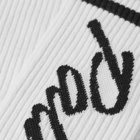 Palm Angels Men's PA Sports Sock in White/Black