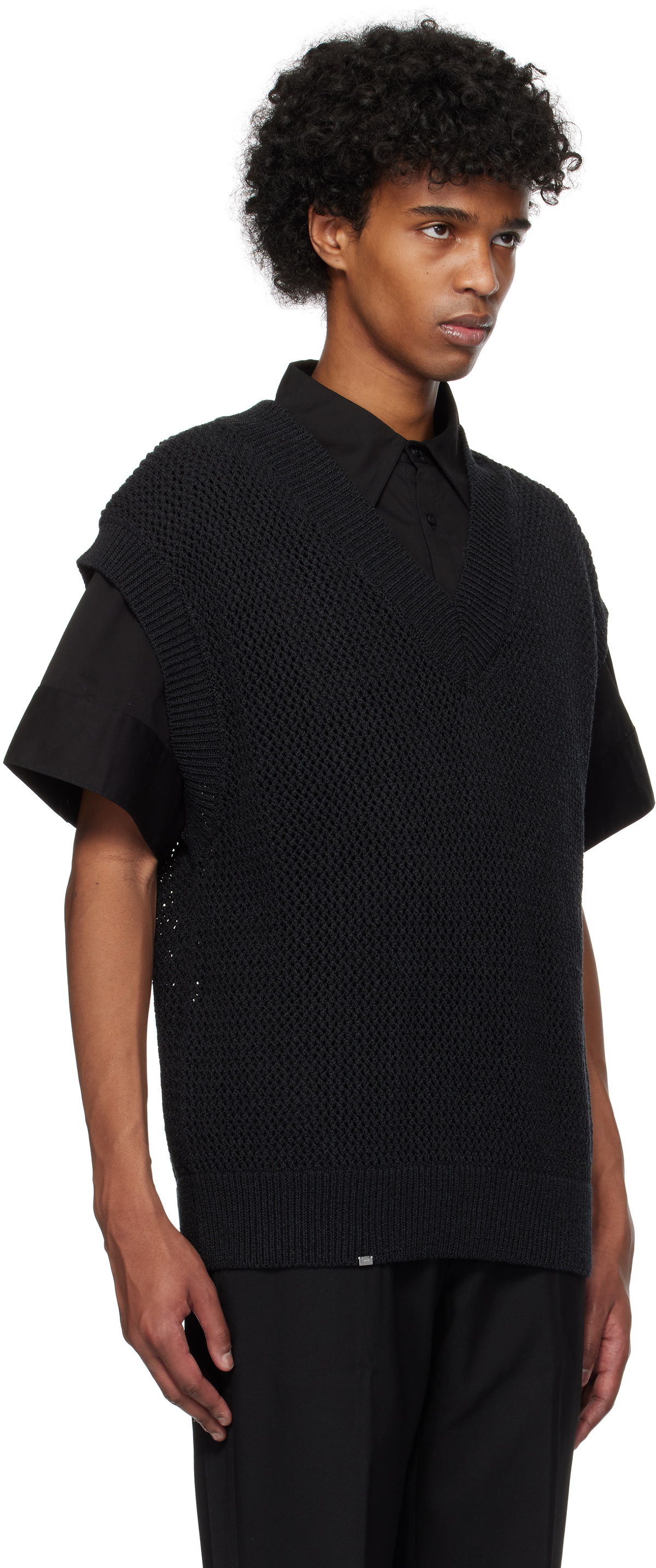 C2H4 Black Uniformity Knit Vest